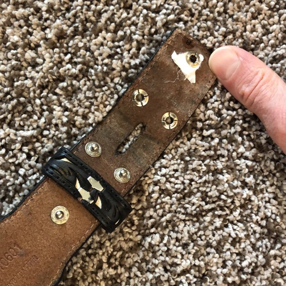Leather belt strap - Picture 7 of 8